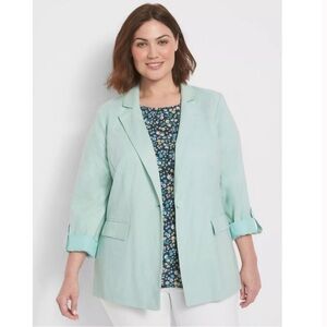 Lane Bryant Light Green Women's Blazer